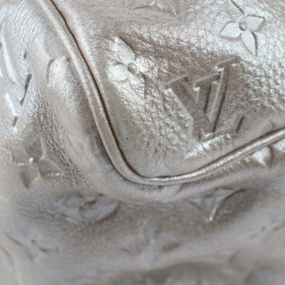 LOUIS VUITTON Cometo Handbag M95818 Monogram Shimmer Peche Pink Metallic Silv... - Picture 5 of 9